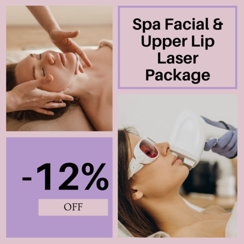 Spa Facial and Upper Lip Laser Package